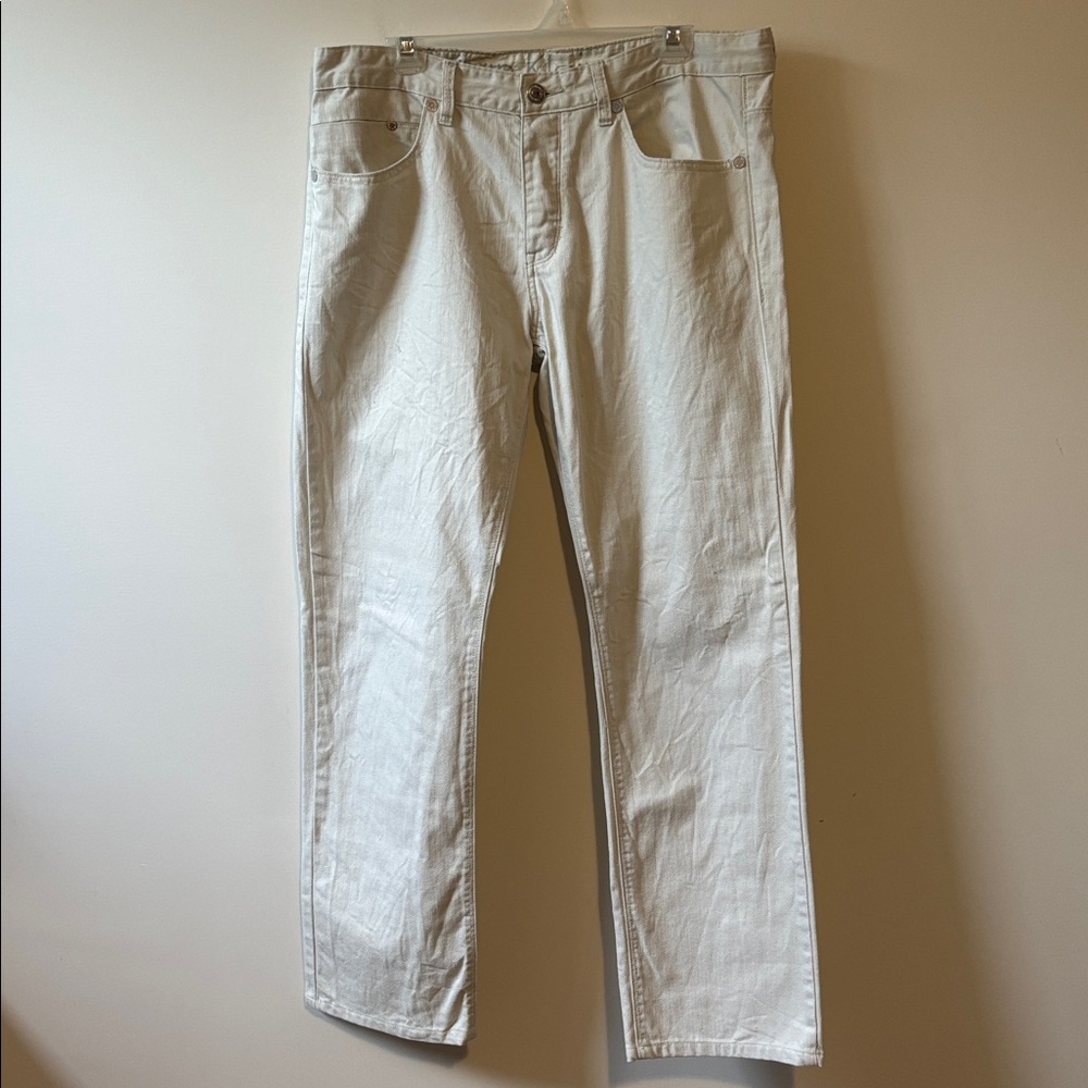 Calvin Klein Jeans Slim Straight Cream Denim